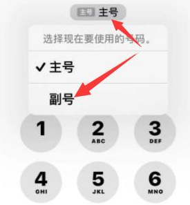 人民路街道苹果14维修店分享iPhone 14 Pro Max使用副卡打电话的方法 